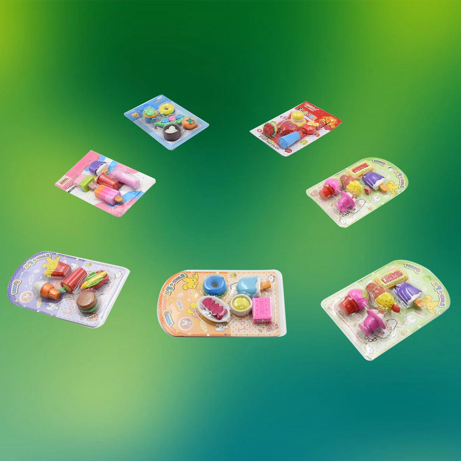 4392 Mix Design 1Set Fancy & Stylish Colorful Erasers for Children Different Designs & Mix, Eraser Set for Return Gift, Birthday Party, School Prize (1Set, 5Pc) 4392 Mix Design 1Set Fancy & Stylish Colorful Erasers for Children Different Designs & Mix, Eraser Set for Return Gift, Birthday Party, School Prize (1Set, 5Pc)